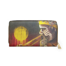 Load image into Gallery viewer, Pockets for cash, c/cards, coins, & more. Stylish faux leather, lots of original artworks by Kerry Sandhu Art to choose from