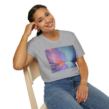 Load image into Gallery viewer, T-Shirt made from very soft materials, no side seams. Feels like bliss to wear! Many designs by Kerry Sandhu Art