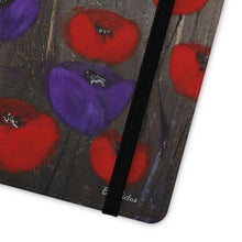 Load image into Gallery viewer, Benedictus (Poppies Only) - PHONE CASE WALLET - by Kerry Sandhu Art