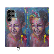 Load image into Gallery viewer, Raining Glitter - PHONE CASE WALLET for Samsung & iPhones - by Kerry Sandhu Art