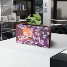 Load image into Gallery viewer, Pockets for cash, c/cards, coins, & more. Stylish faux leather, lots of original artworks by Kerry Sandhu Art to choose from