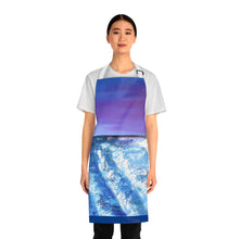 Load image into Gallery viewer, Apron - lightweight, silky finish 100% polyester, two front pockets. Many original artwork designs by Kerry Sandhu Art