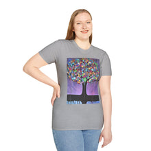 Load image into Gallery viewer, T-Shirt made from very soft materials, no side seams. Feels like bliss to wear! Many designs by Kerry Sandhu Art