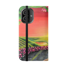 Load image into Gallery viewer, Wine Time in the Ferguson - PHONE CASE WALLET - by Kerry Sandhu Art