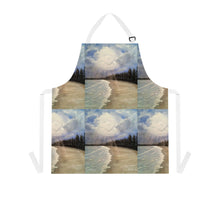 Load image into Gallery viewer, Apron - lightweight, silky finish 100% polyester, two front pockets. Many original artwork designs by Kerry Sandhu Art