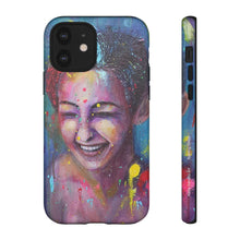Load image into Gallery viewer, Raining Glitter - TOUGH PHONE CASES for Samsung & iPhones - by Kerry Sandhu Art
