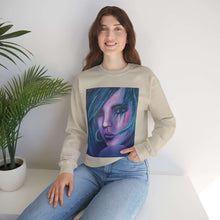 Load image into Gallery viewer, Sweatshirt 50/50 Cotton/Polyester, Medium-heavy fabric, Loose fit, true to size, Original art designs by Kerry Sandhu Art