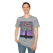 Load image into Gallery viewer, T-Shirt made from very soft materials, no side seams. Feels like bliss to wear! Many designs by Kerry Sandhu Art