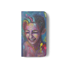 Load image into Gallery viewer, Raining Glitter - PHONE CASE WALLET for Samsung & iPhones - by Kerry Sandhu Art