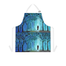Load image into Gallery viewer, Apron - lightweight, silky finish 100% polyester, two front pockets. Many original artwork designs by Kerry Sandhu Art