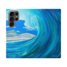 Load image into Gallery viewer, Ride the Wave - PHONE CASE WALLET - by Kerry Sandhu Art