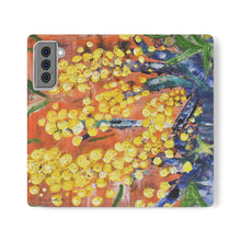 Load image into Gallery viewer, Rustic Wattle - PHONE CASE WALLET for Samsung & iPhones - by Kerry Sandhu Art