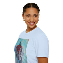 Load image into Gallery viewer, T-Shirt made from very soft materials, no side seams. Feels like bliss to wear! Many designs by Kerry Sandhu Art