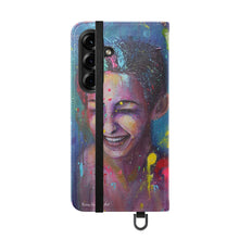 Load image into Gallery viewer, Raining Glitter - PHONE CASE WALLET for Samsung & iPhones - by Kerry Sandhu Art