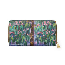 Load image into Gallery viewer, Pockets for cash, c/cards, coins, & more. Stylish faux leather, lots of original artworks by Kerry Sandhu Art to choose from