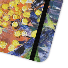 Load image into Gallery viewer, Rustic Wattle - PHONE CASE WALLET for Samsung & iPhones - by Kerry Sandhu Art