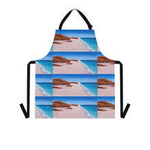 Load image into Gallery viewer, Apron - lightweight, silky finish 100% polyester, two front pockets. Many original artwork designs by Kerry Sandhu Art