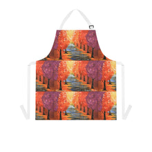 Load image into Gallery viewer, Apron - lightweight, silky finish 100% polyester, two front pockets. Many original artwork designs by Kerry Sandhu Art