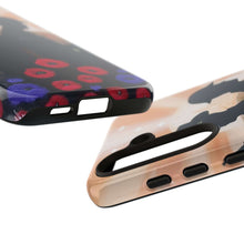Load image into Gallery viewer, Phone case with an Australian and New Zealand soldier back to back with light-horsemen in the background and poppies in the foreground