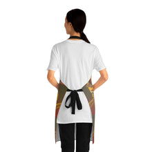 Load image into Gallery viewer, Apron - lightweight, silky finish 100% polyester, two front pockets. Many original artwork designs by Kerry Sandhu Art