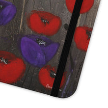 Load image into Gallery viewer, Benedictus (Poppies Only) - PHONE CASE WALLET - by Kerry Sandhu Art