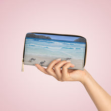 Load image into Gallery viewer, Pockets for cash, c/cards, coins, & more. Stylish faux leather, lots of original artworks by Kerry Sandhu Art to choose from