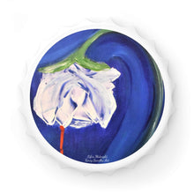 Load image into Gallery viewer, Plastic exterior w/ metallic bottom, magnetic back, 2 different opening mechanisms, matte finish. Art by Kerry Sandhu Art