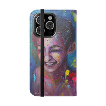 Load image into Gallery viewer, Raining Glitter - PHONE CASE WALLET for Samsung & iPhones - by Kerry Sandhu Art