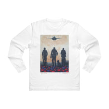 Load image into Gallery viewer, Regular fit crew neck, cuffed sleeves, elongated back. 100% preshrunk heavyweight cotton by Kerry Sandhu Art. 7 ANZAC designs