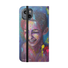 Load image into Gallery viewer, Raining Glitter - PHONE CASE WALLET for Samsung & iPhones - by Kerry Sandhu Art