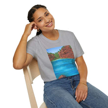 Load image into Gallery viewer, T-Shirt made from very soft materials, no side seams. Feels like bliss to wear! Many designs by Kerry Sandhu Art