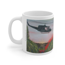 Load image into Gallery viewer, 11oz BPA, lead-free, microwave/dishwasher safe, white ceramic, vivid colours. Many original artworks by Kerry Sandhu Art