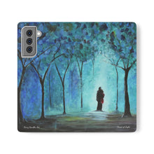 Load image into Gallery viewer, Forest of Light - PHONE CASE WALLET - by Kerry Sandhu Art