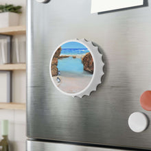 Load image into Gallery viewer, Plastic exterior w/ metallic bottom, magnetic back, 2 different opening mechanisms, matte finish. Art by Kerry Sandhu Art