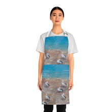 Load image into Gallery viewer, Apron - lightweight, silky finish 100% polyester, two front pockets. Many original artwork designs by Kerry Sandhu Art
