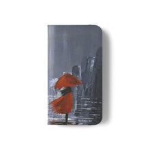 Load image into Gallery viewer, The Lady in Red - PHONE CASE WALLET - by Kerry Sandhu Art