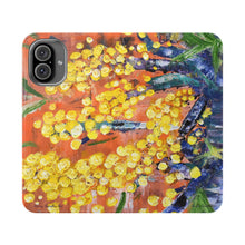 Load image into Gallery viewer, Rustic Wattle - PHONE CASE WALLET for Samsung & iPhones - by Kerry Sandhu Art