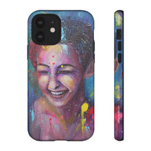 Load image into Gallery viewer, Raining Glitter - TOUGH PHONE CASES for Samsung & iPhones - by Kerry Sandhu Art