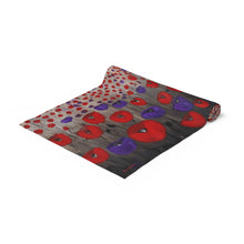 Load image into Gallery viewer, Table runner - Lightweight, hemmed, soft to touch, water-resistant. Vivid sublimated prints by Kerry Sandhu Art