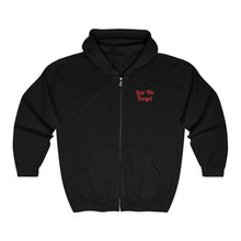 Load image into Gallery viewer, A classic comfy zip-up, w/ softer fleece & reduced pilling. 50/50 Cotton, Polyester, Medium-Heavy Fabric by Kerry Sandhu Art