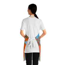 Load image into Gallery viewer, Apron - lightweight, silky finish 100% polyester, two front pockets. Many original artwork designs by Kerry Sandhu Art