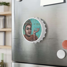 Load image into Gallery viewer, Plastic exterior w/ metallic bottom, magnetic back, 2 different opening mechanisms, matte finish. Art by Kerry Sandhu Art