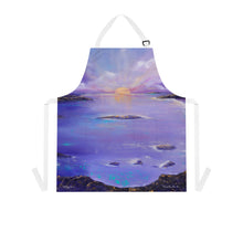 Load image into Gallery viewer, Apron - lightweight, silky finish 100% polyester, two front pockets. Many original artwork designs by Kerry Sandhu Art