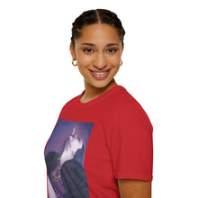 Load image into Gallery viewer, T-Shirt made from very soft materials, no side seams. Feels like bliss to wear! Many designs by Kerry Sandhu Art