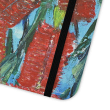 Load image into Gallery viewer, Rustic Bottle Brush - PHONE CASE WALLET - by Kerry Sandhu Art