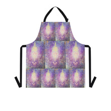 Load image into Gallery viewer, Apron - lightweight, silky finish 100% polyester, two front pockets. Many original artwork designs by Kerry Sandhu Art