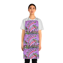 Load image into Gallery viewer, Apron - lightweight, silky finish 100% polyester, two front pockets. Many original artwork designs by Kerry Sandhu Art