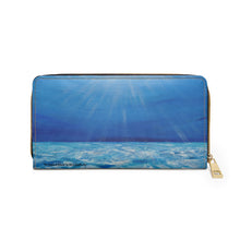 Load image into Gallery viewer, Pockets for cash, c/cards, coins, & more. Stylish faux leather, lots of original artworks by Kerry Sandhu Art to choose from