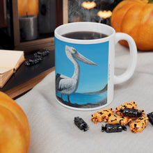 Load image into Gallery viewer, 11oz BPA, lead-free, microwave/dishwasher safe, white ceramic, vivid colours. Many original artworks by Kerry Sandhu Art