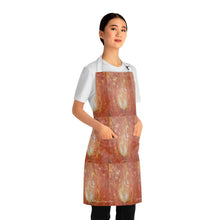 Load image into Gallery viewer, Apron - lightweight, silky finish 100% polyester, two front pockets. Many original artwork designs by Kerry Sandhu Art